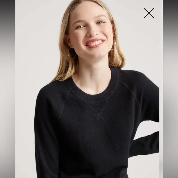 Quince Mongolian Cashmere Sweatshirt Sweater NWT - Picture 4 of 7